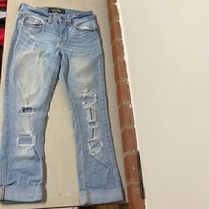 Girls jeans brand: Indigo rein size 3. W 25.  L25 like new